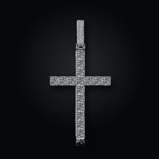 Iced Pendant | Moissanite