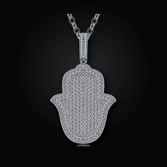 Iced Pendant | Moissanite