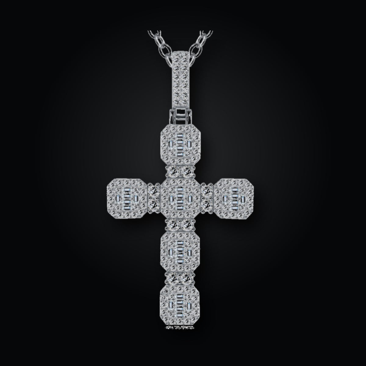 Iced Pendant | Moissanite
