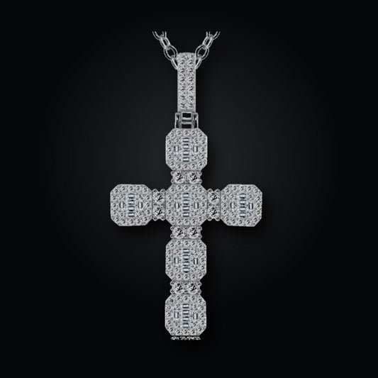 Iced Pendant | Moissanite