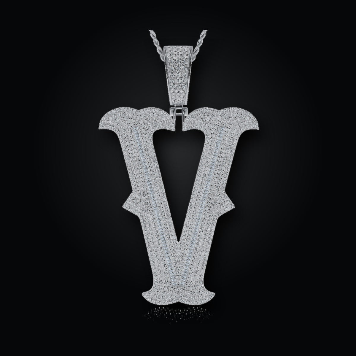 Iced Pendant | Moissanite