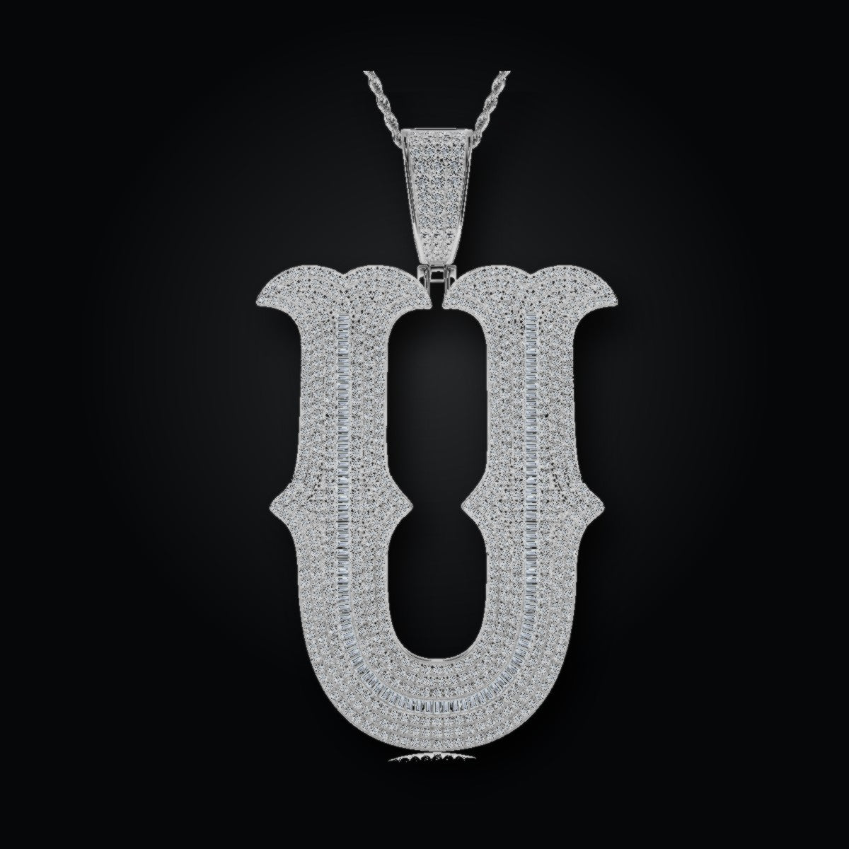 Iced Pendant | Moissanite