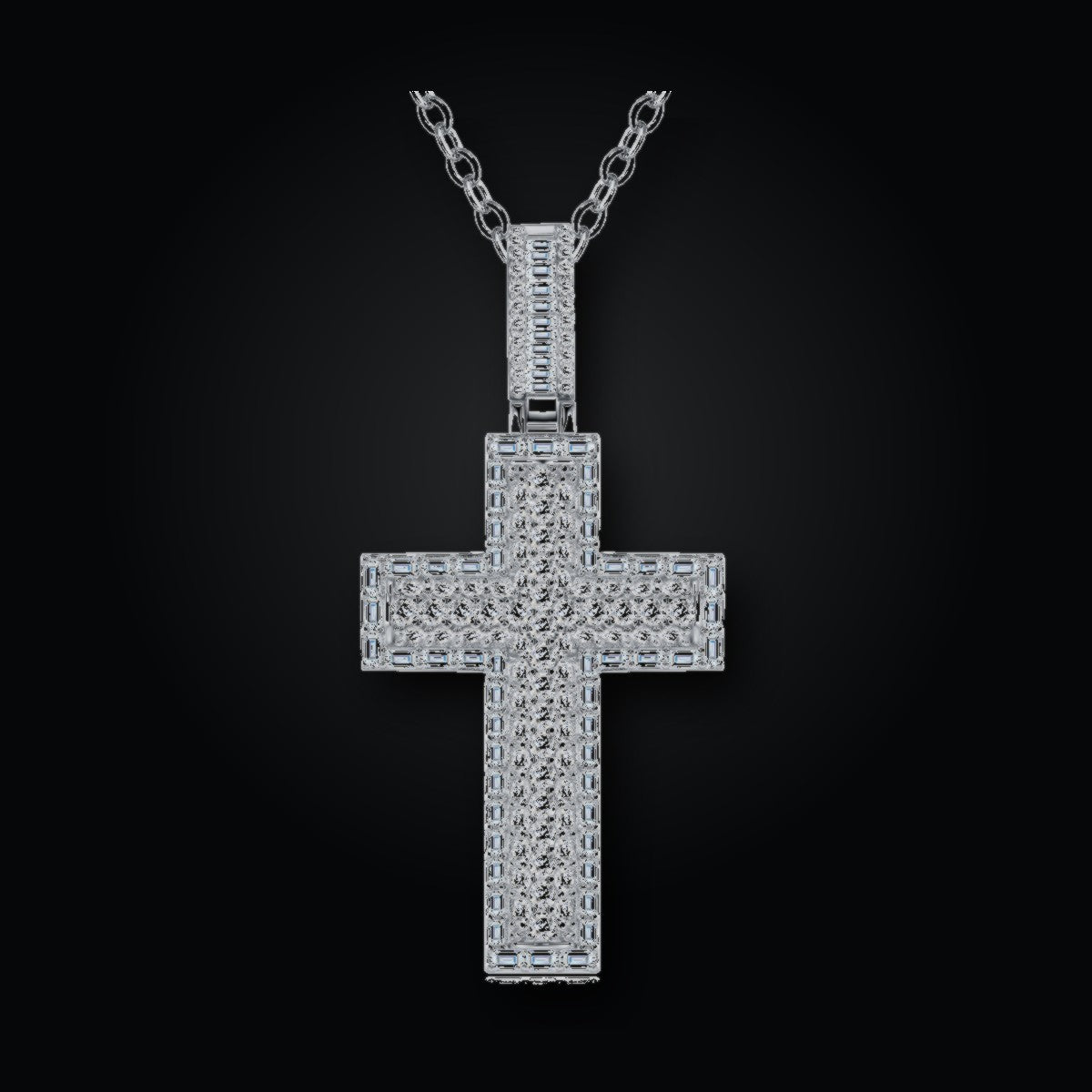 Iced Pendant | Moissanite