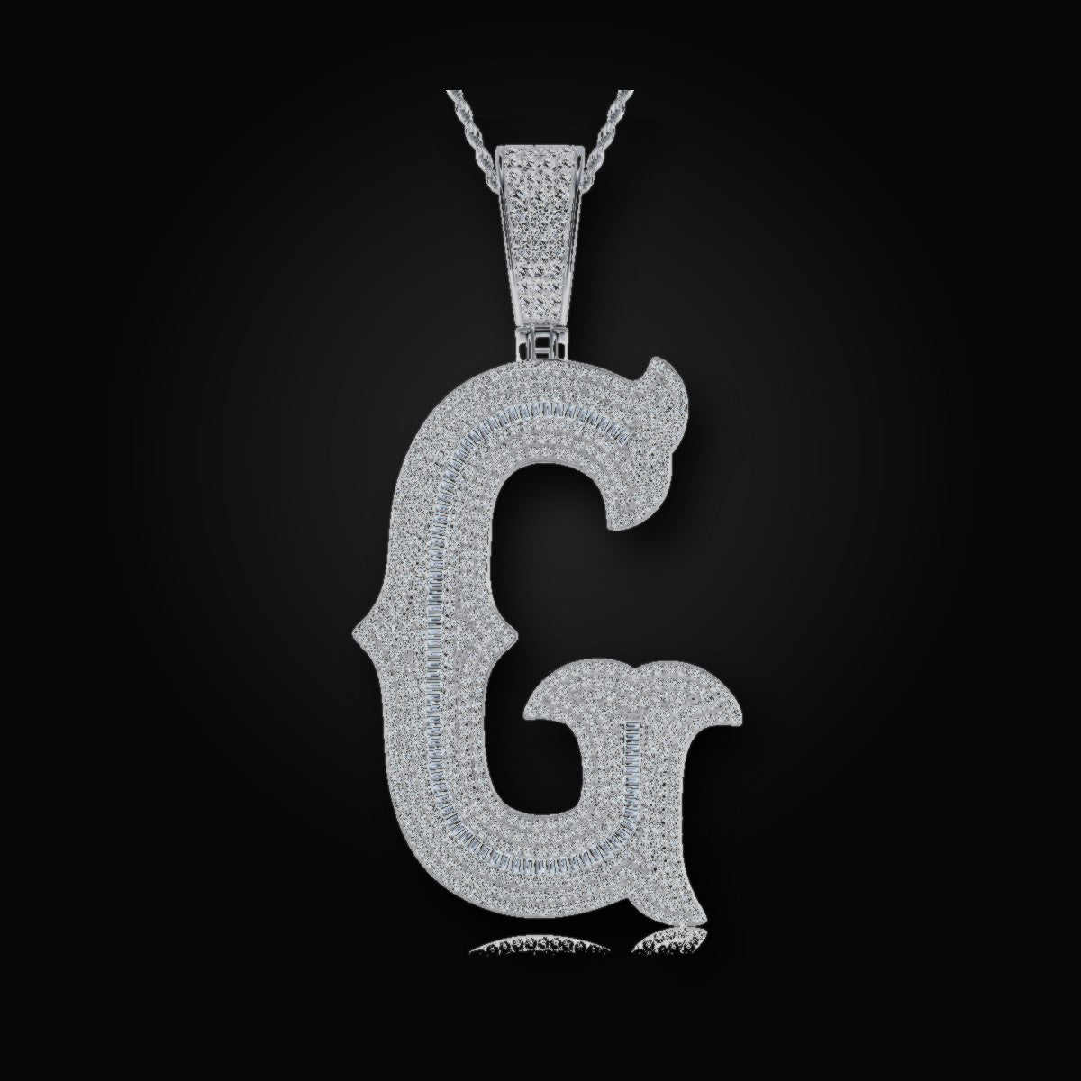 Iced Pendant | Moissanite