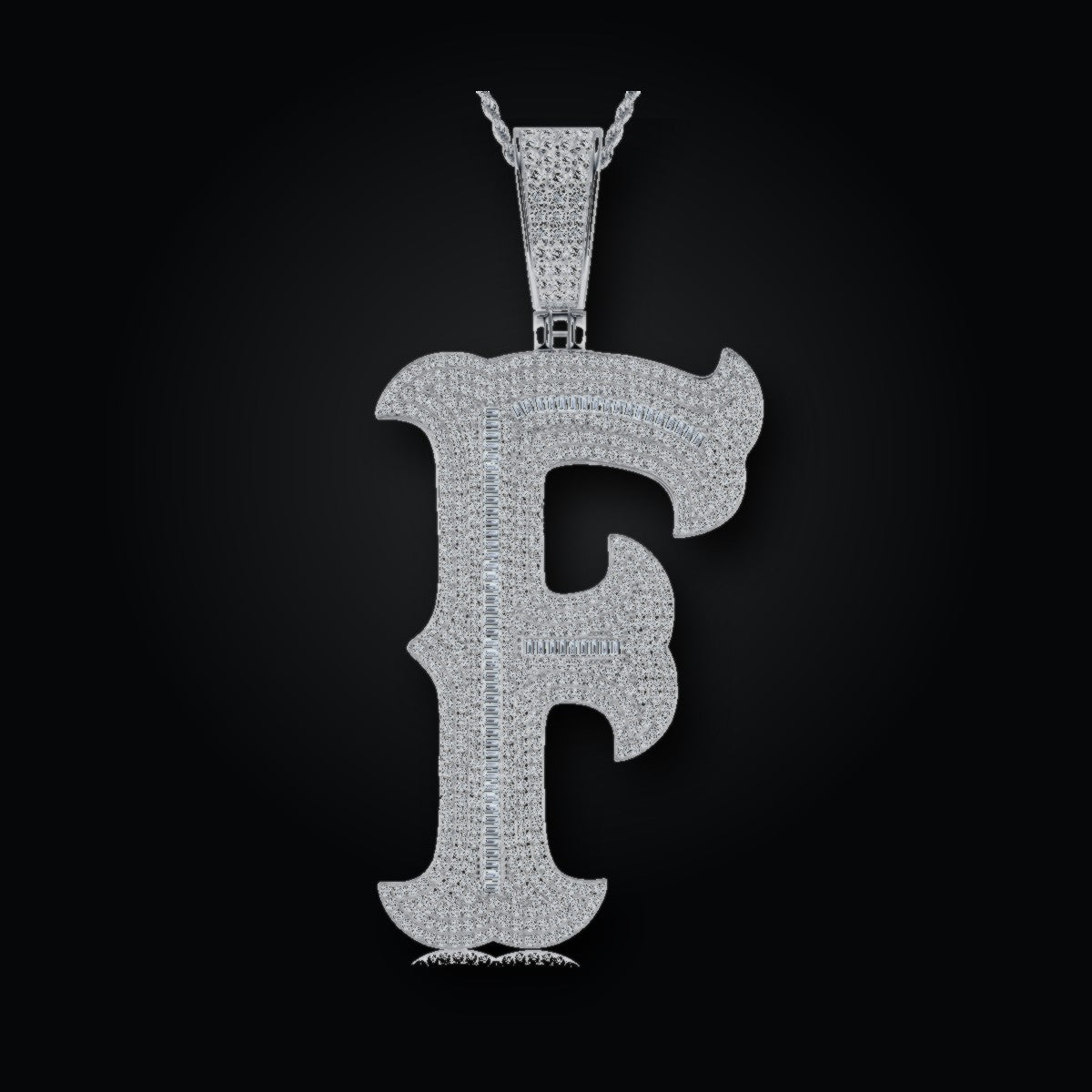 Iced Pendant | Moissanite