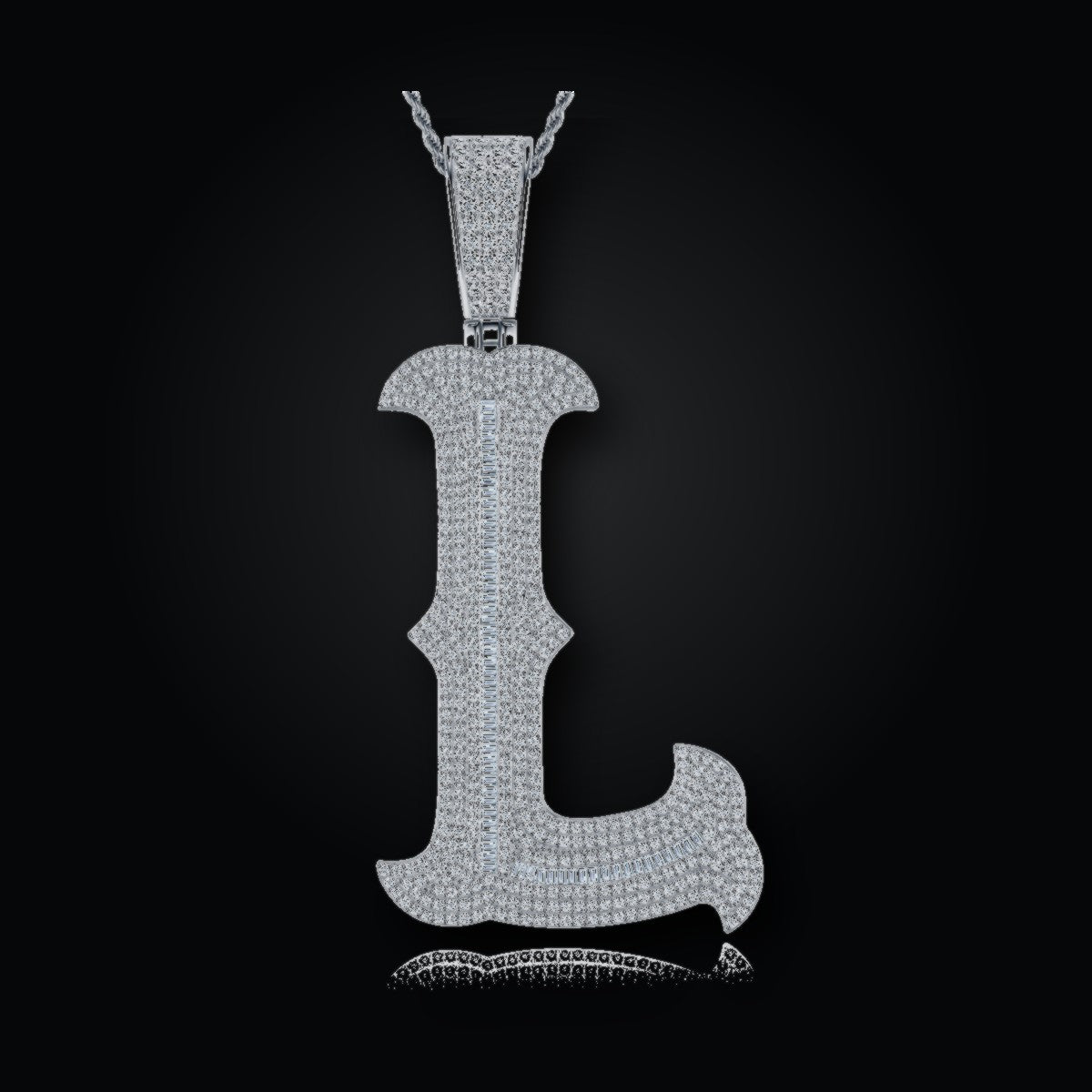 Iced Pendant | Moissanite