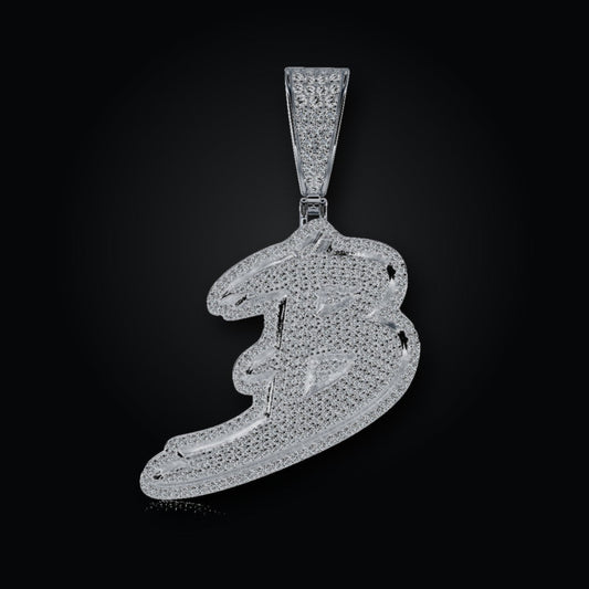 Iced Pendant | Moissanite