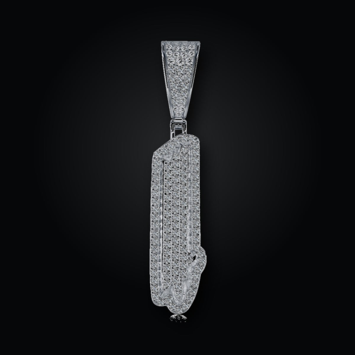 Iced Pendant | Moissanite