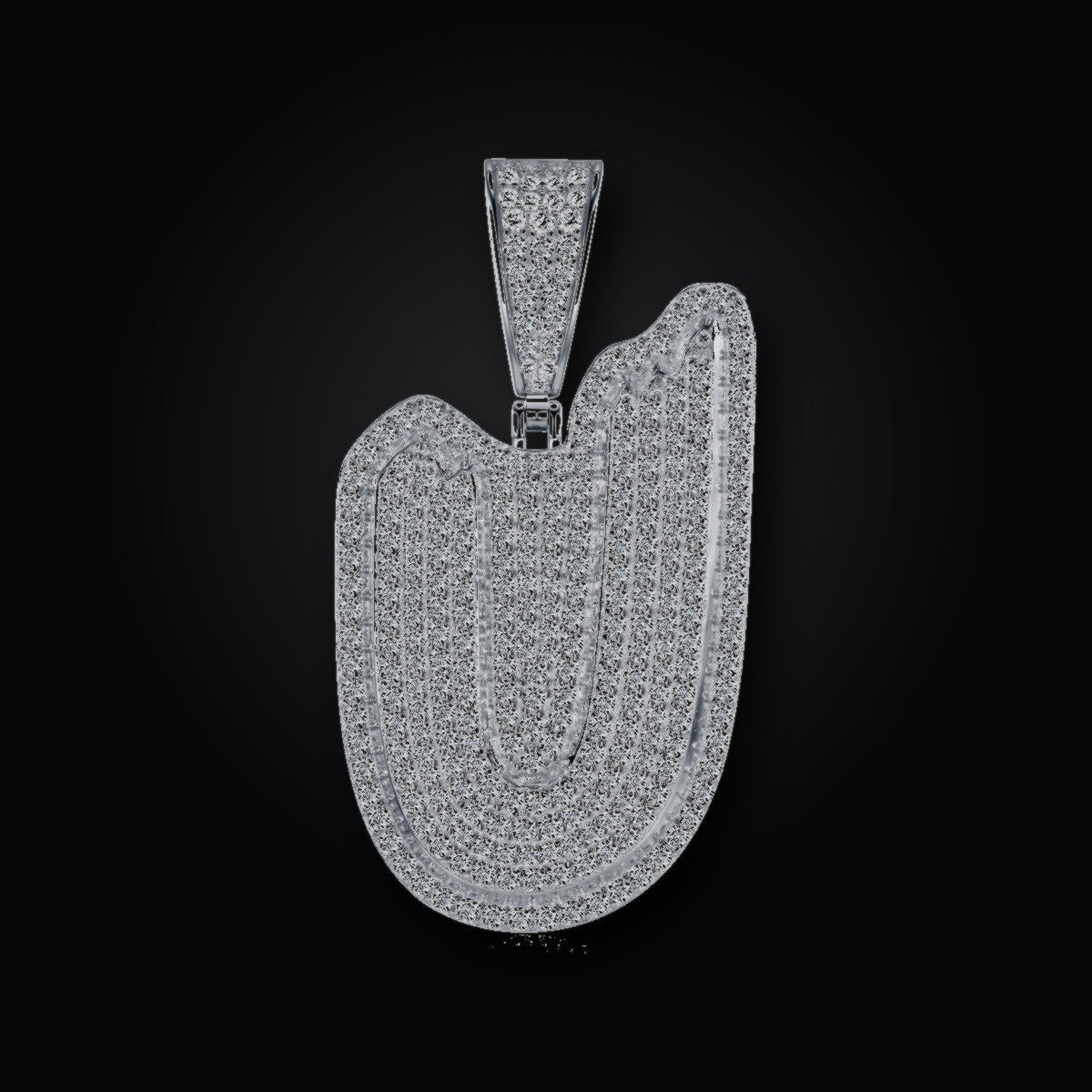 Iced Pendant | Moissanite