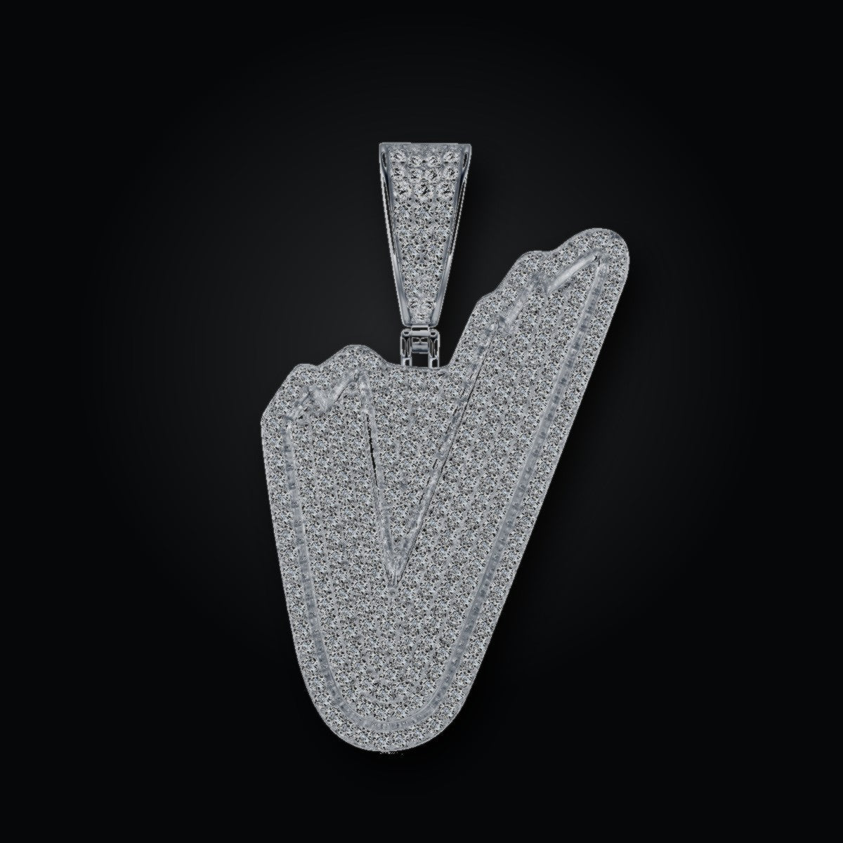 Iced Pendant | Moissanite