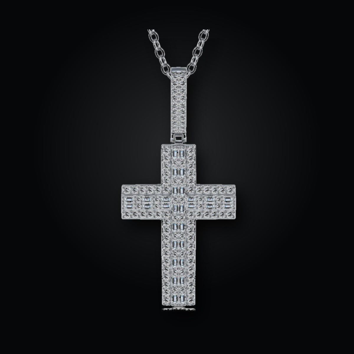Iced Pendant | Moissanite