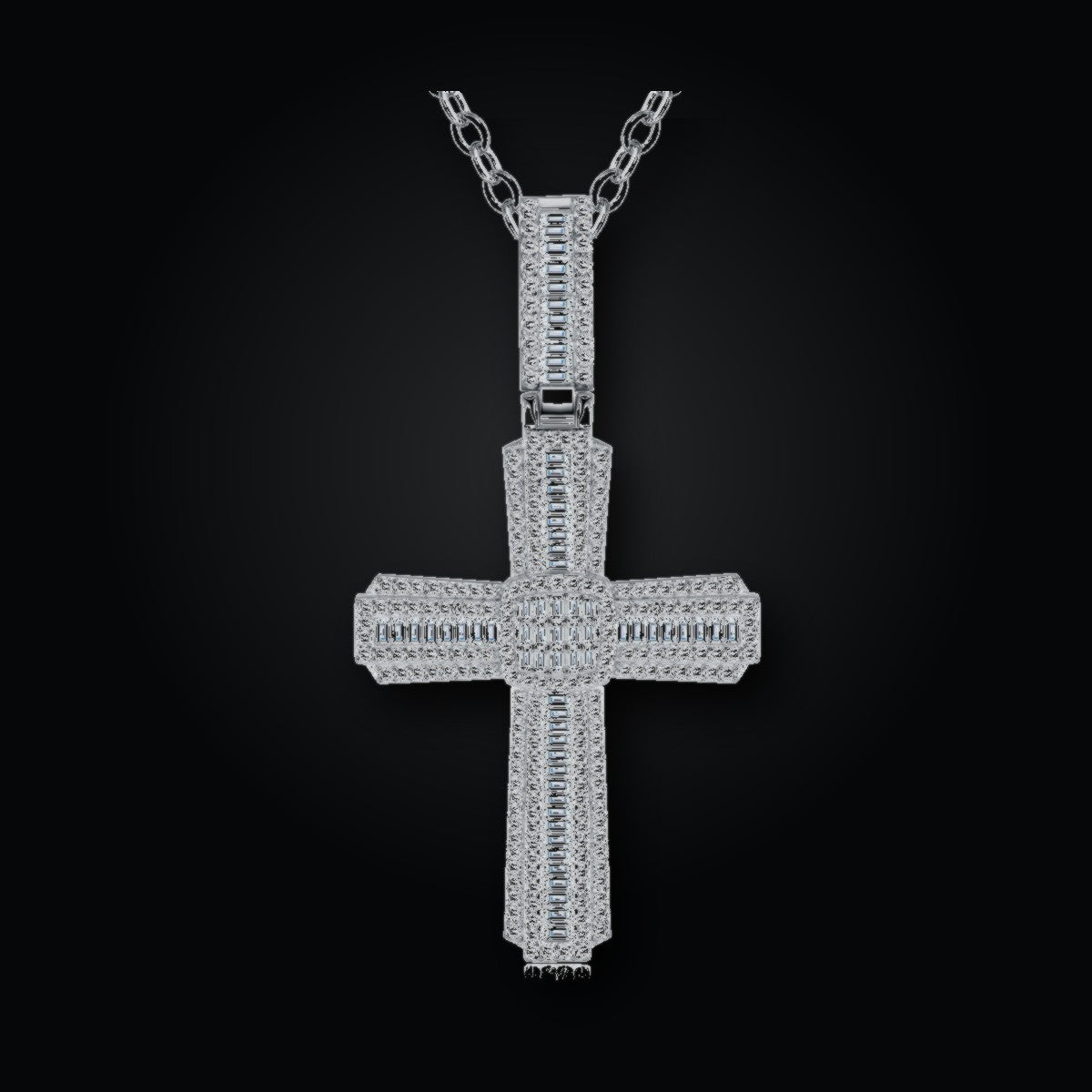 Iced Pendant | Moissanite