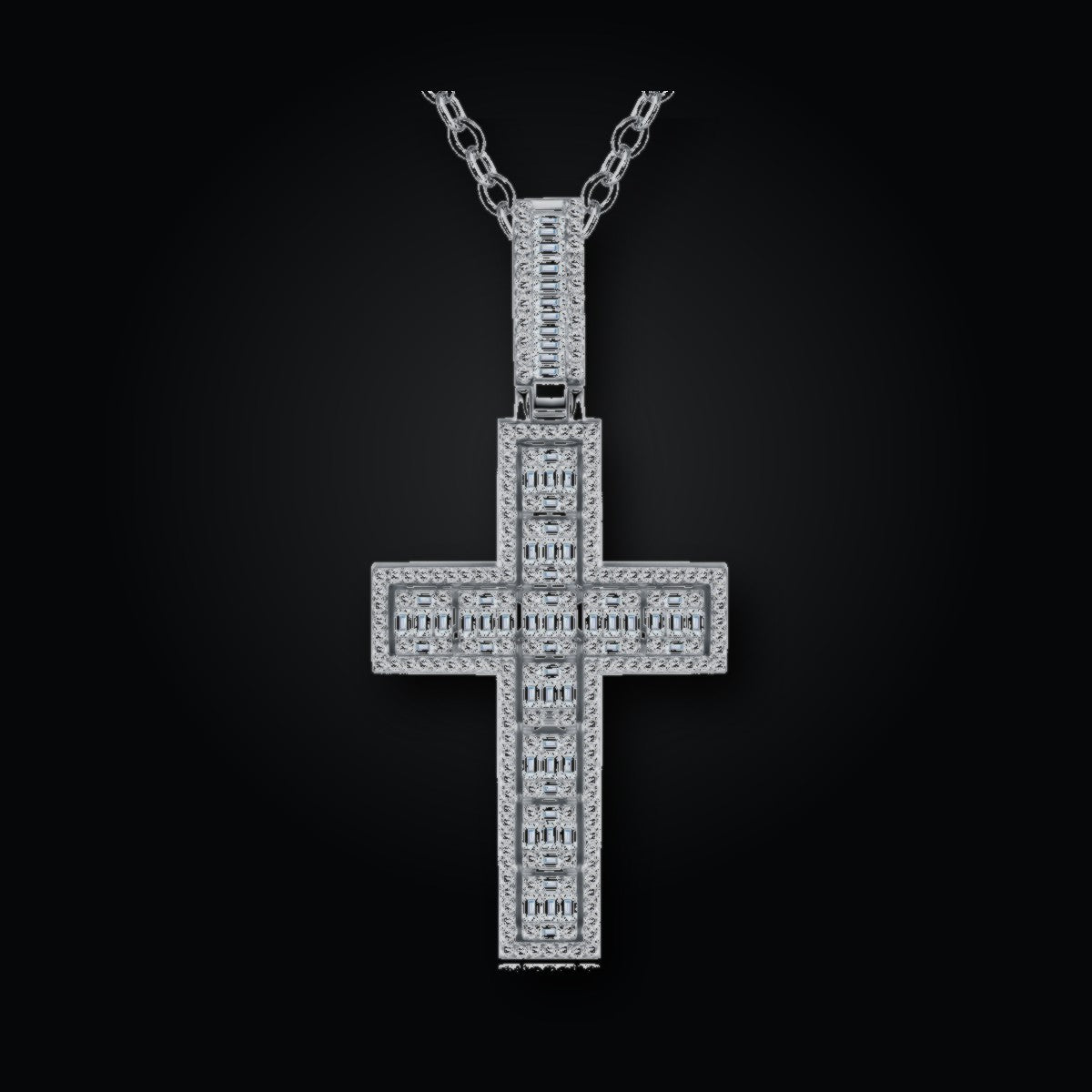Iced Pendant | Moissanite