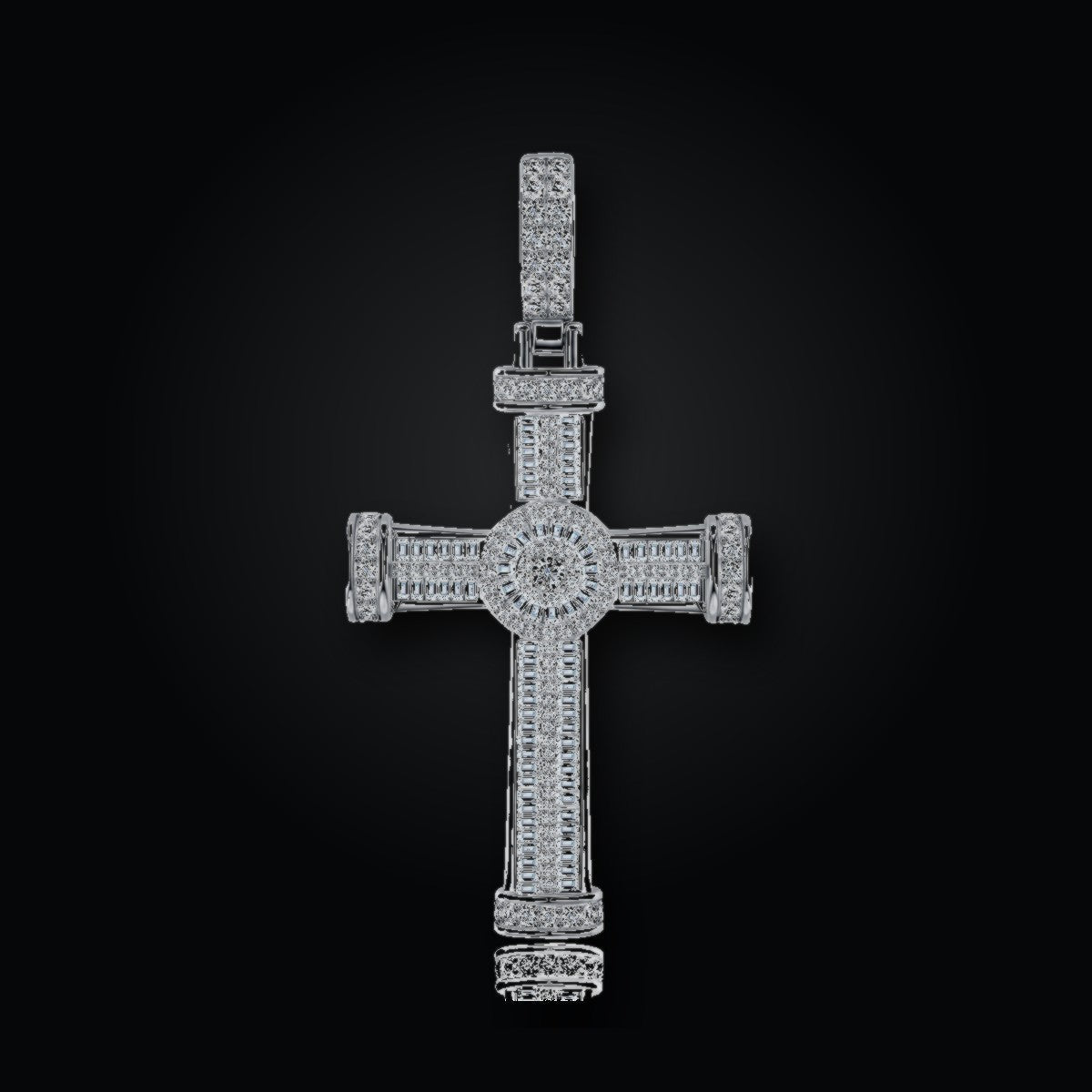Iced Pendant | Moissanite