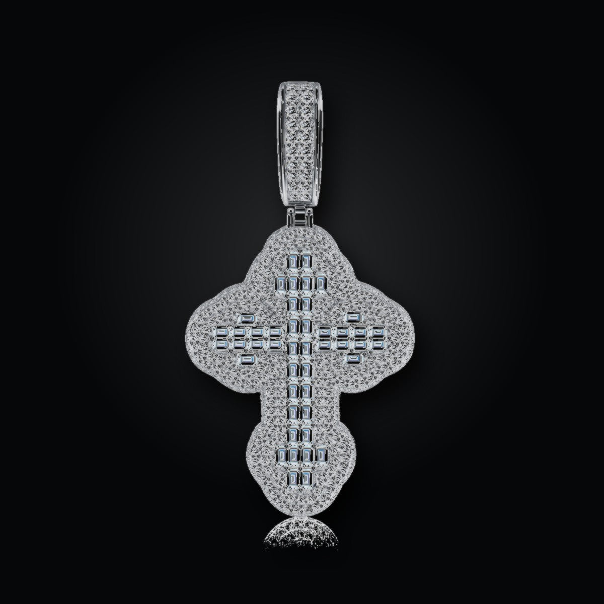 Iced Pendant | Moissanite