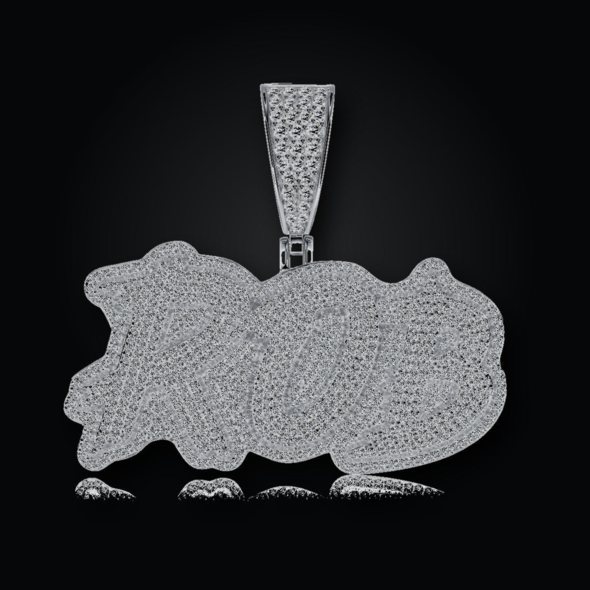Iced Pendant | Moissanite