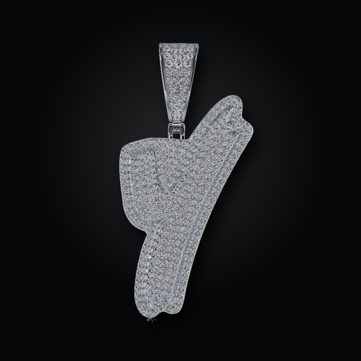 Iced Pendant | Moissanite
