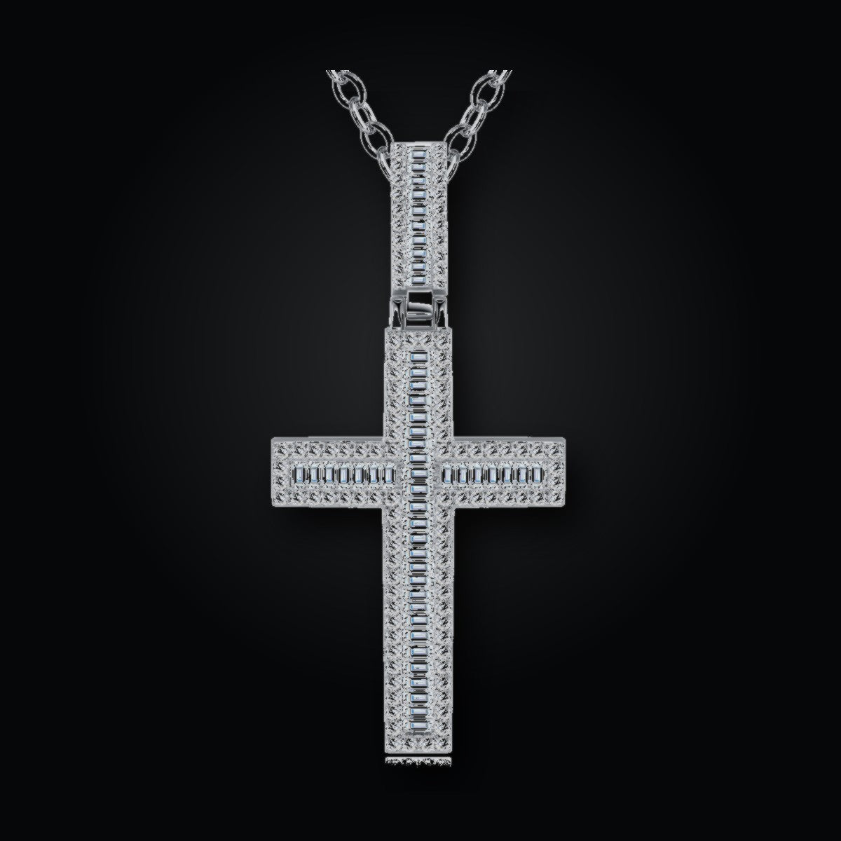 Iced Pendant | Moissanite