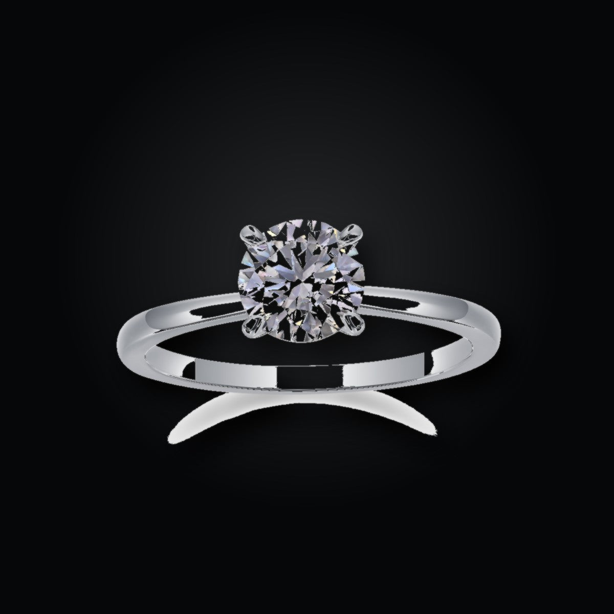Iced Statement Ring | 1.0ct | Moissanite