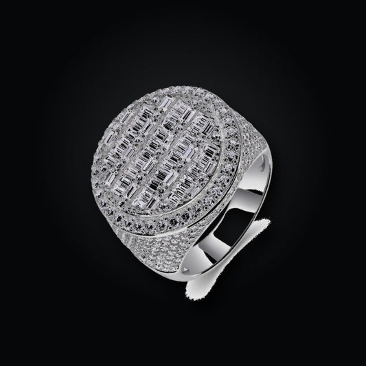 Iced Statement Ring | Moissanite