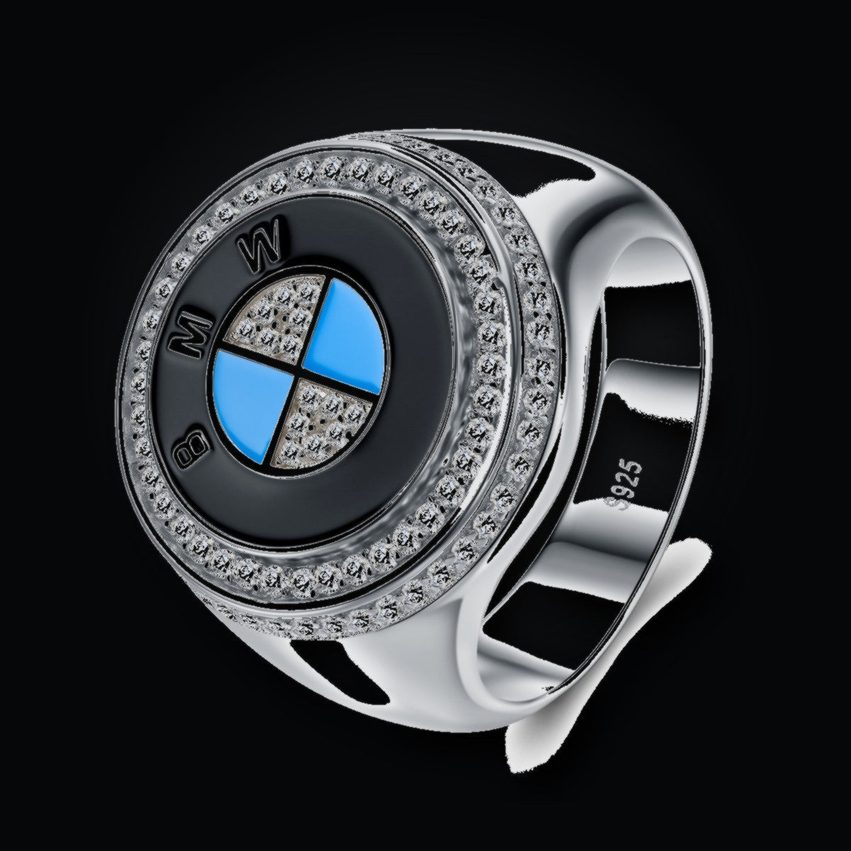 Iced Statement Ring | Moissanite