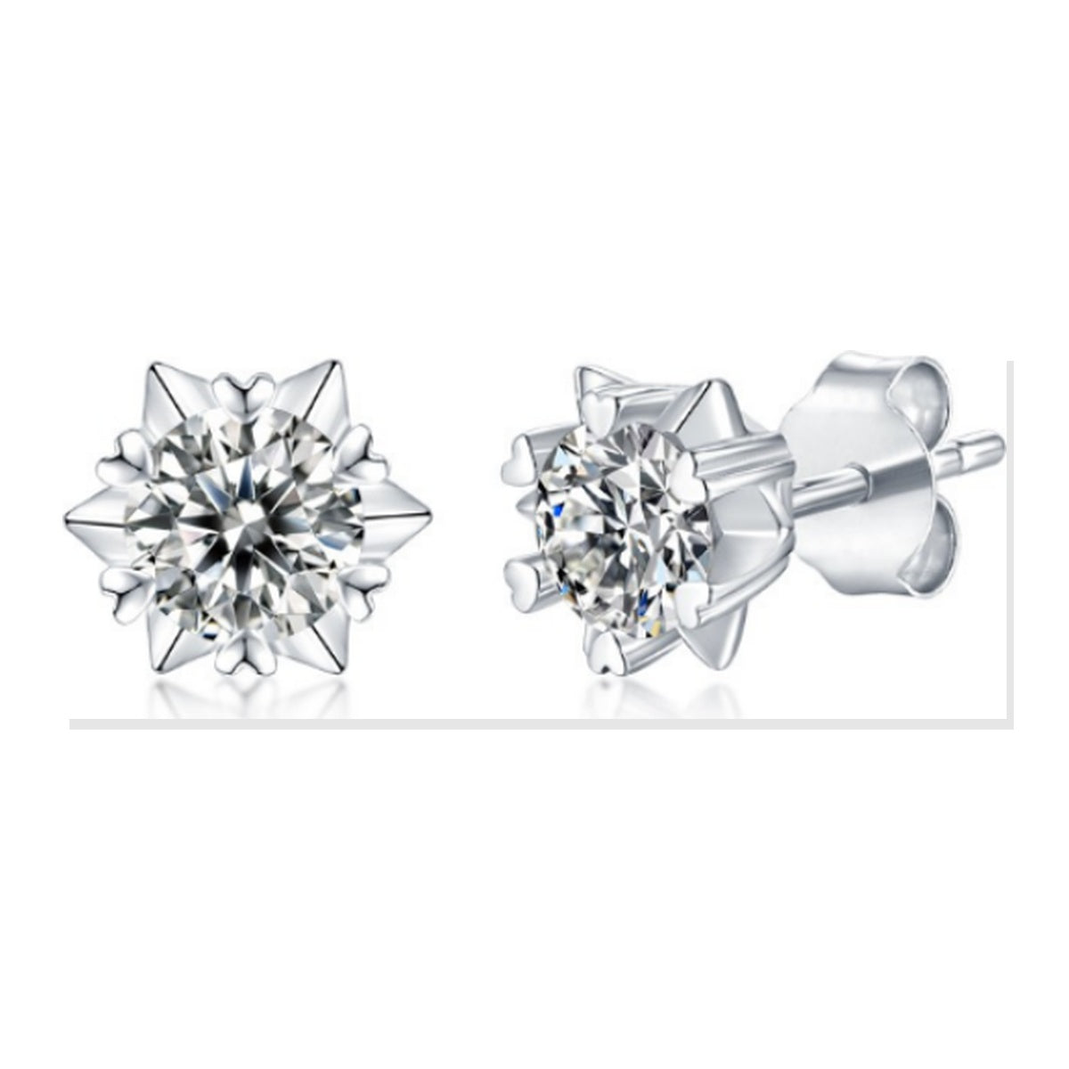 Iced Stud Earrings | CZ