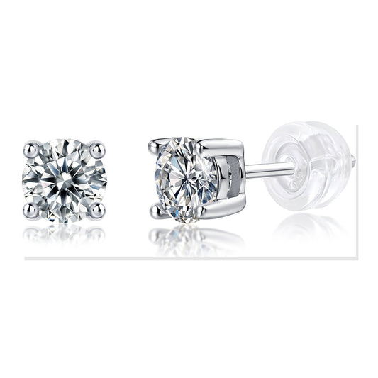 Iced Stud Earrings | Moissanite