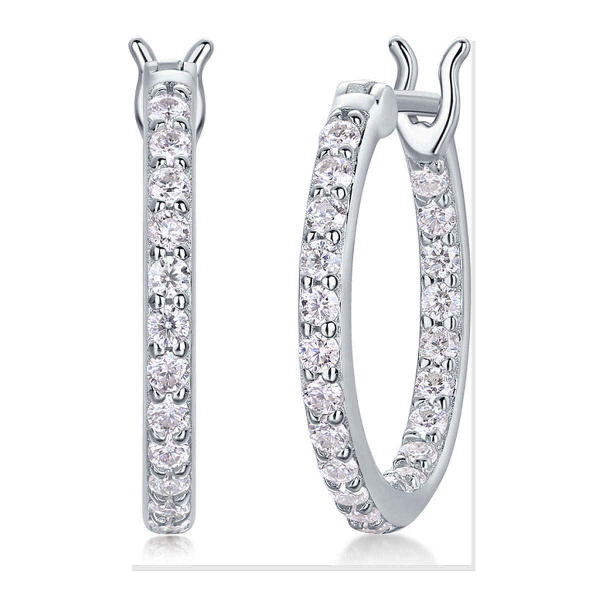 Iced Stud Earrings | Moissanite