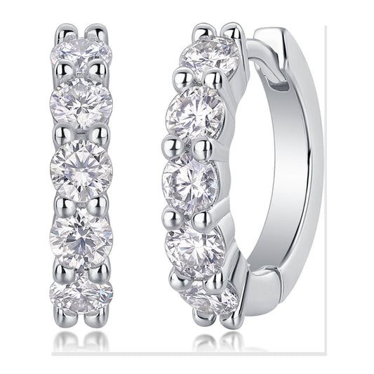 Iced Stud Earrings | Moissanite