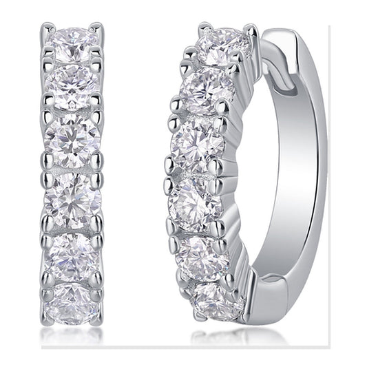 Iced Stud Earrings | Moissanite