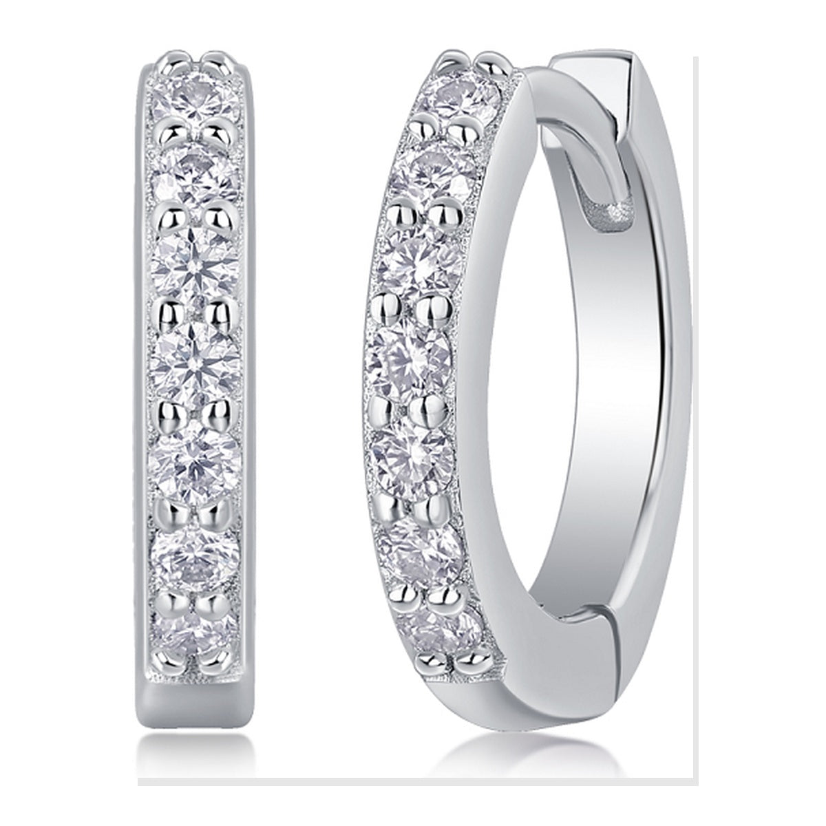 Iced Stud Earrings | Moissanite