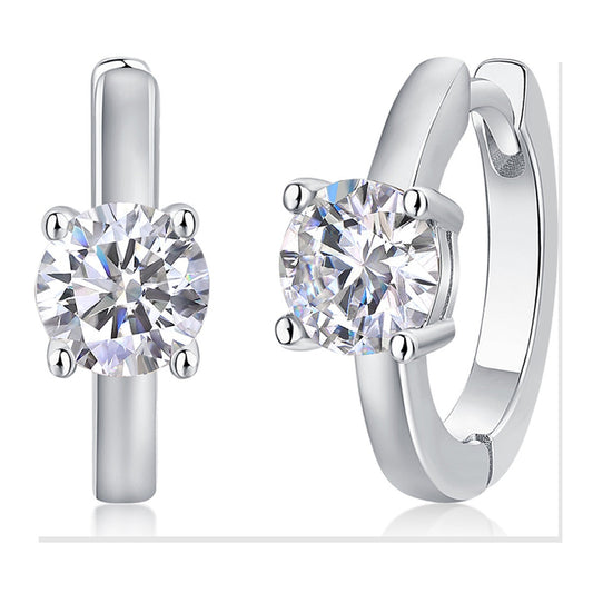 Iced Stud Earrings | Moissanite