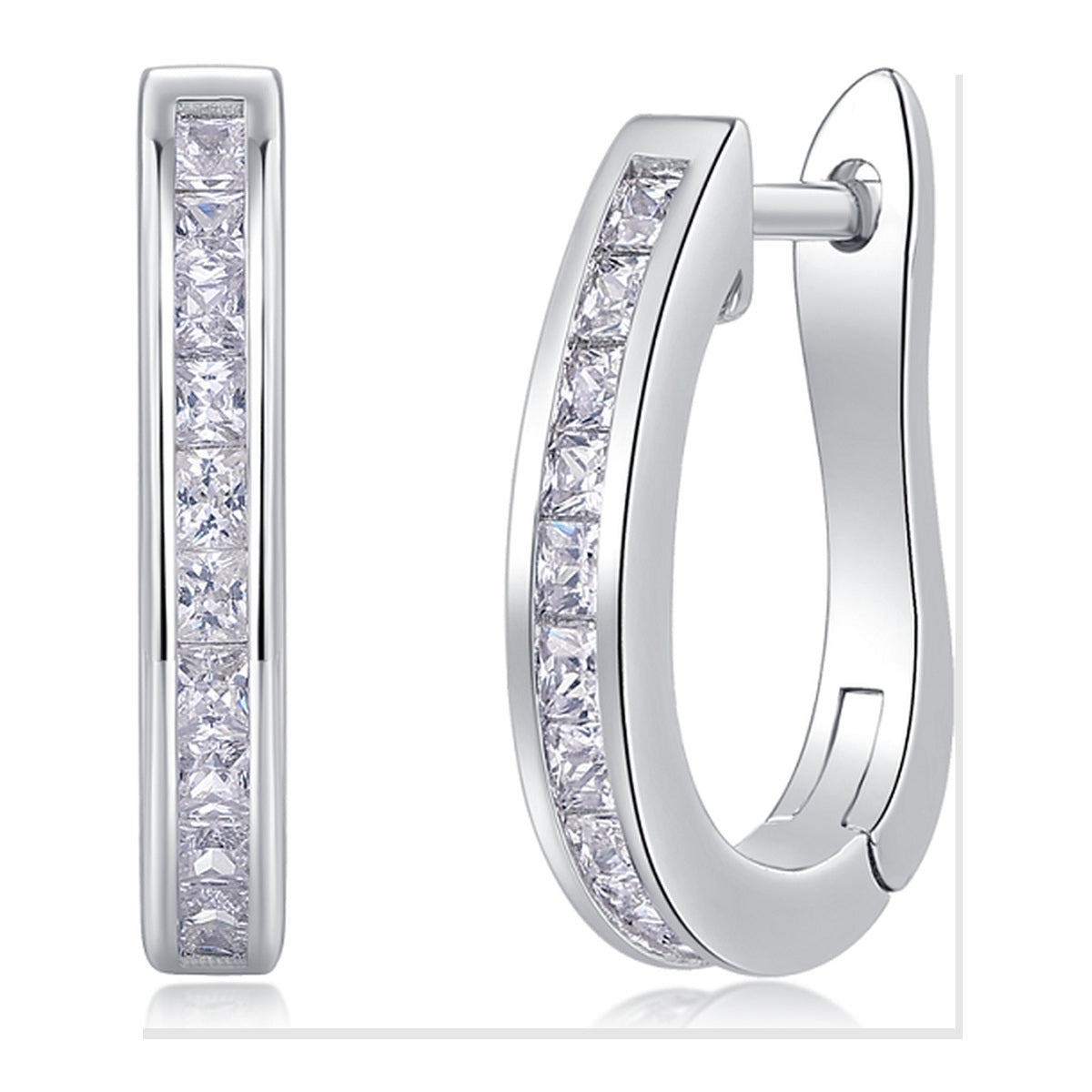 Iced Stud Earrings | Moissanite