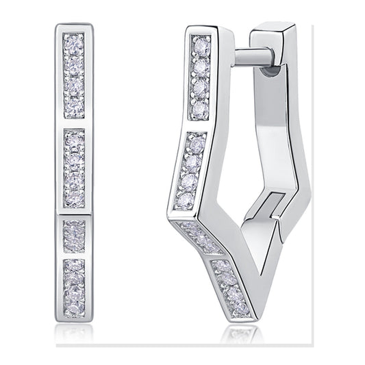 Iced Stud Earrings | Moissanite