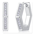Iced Stud Earrings | Moissanite | E13243