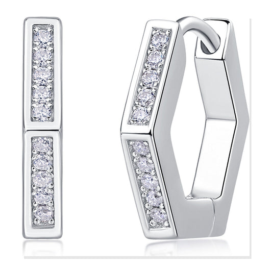 Iced Stud Earrings | Moissanite