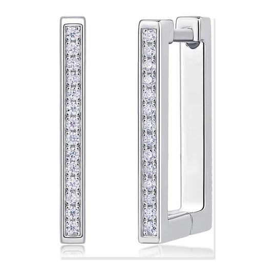 Iced Stud Earrings | Moissanite