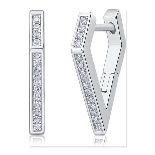 Iced Stud Earrings | Moissanite