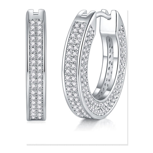 Iced Stud Earrings | Moissanite
