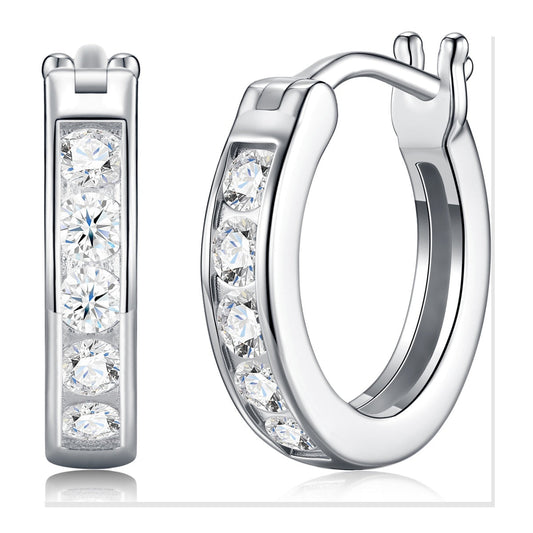 Iced Stud Earrings | Moissanite