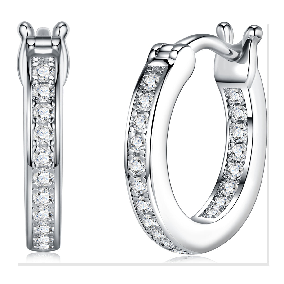 Iced Stud Earrings | Moissanite