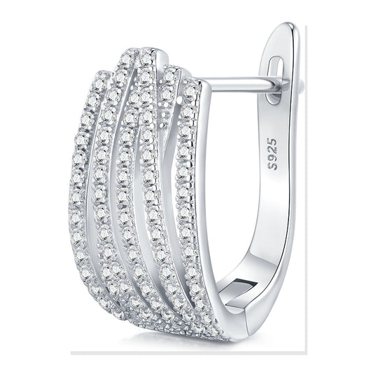Iced Stud Earrings | Moissanite