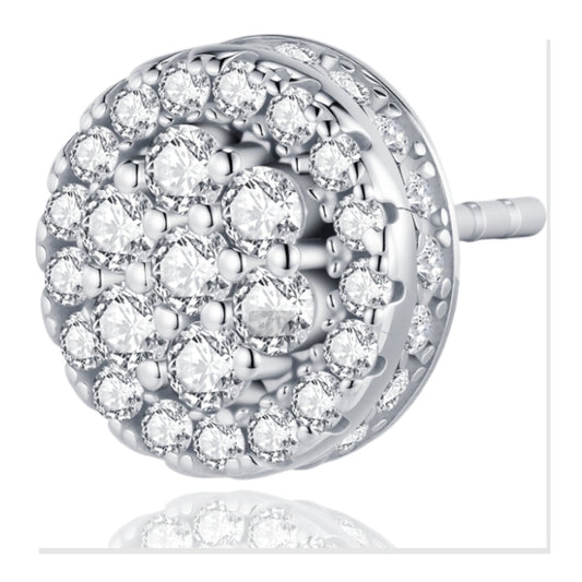 Iced Stud Earrings | Moissanite