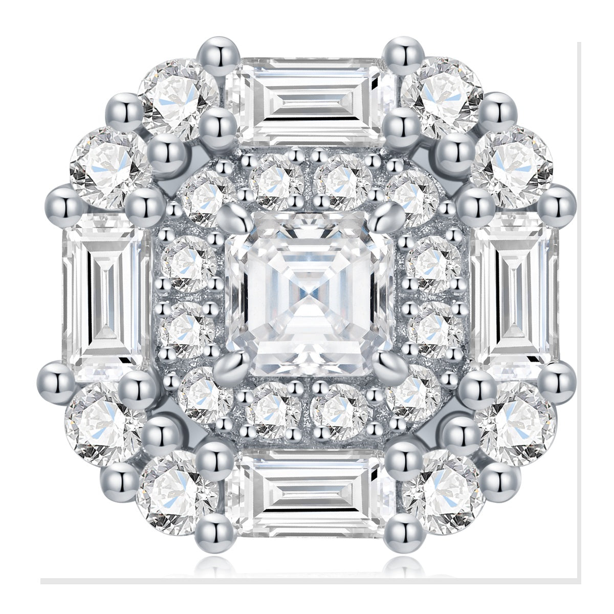 Iced Stud Earrings | Moissanite