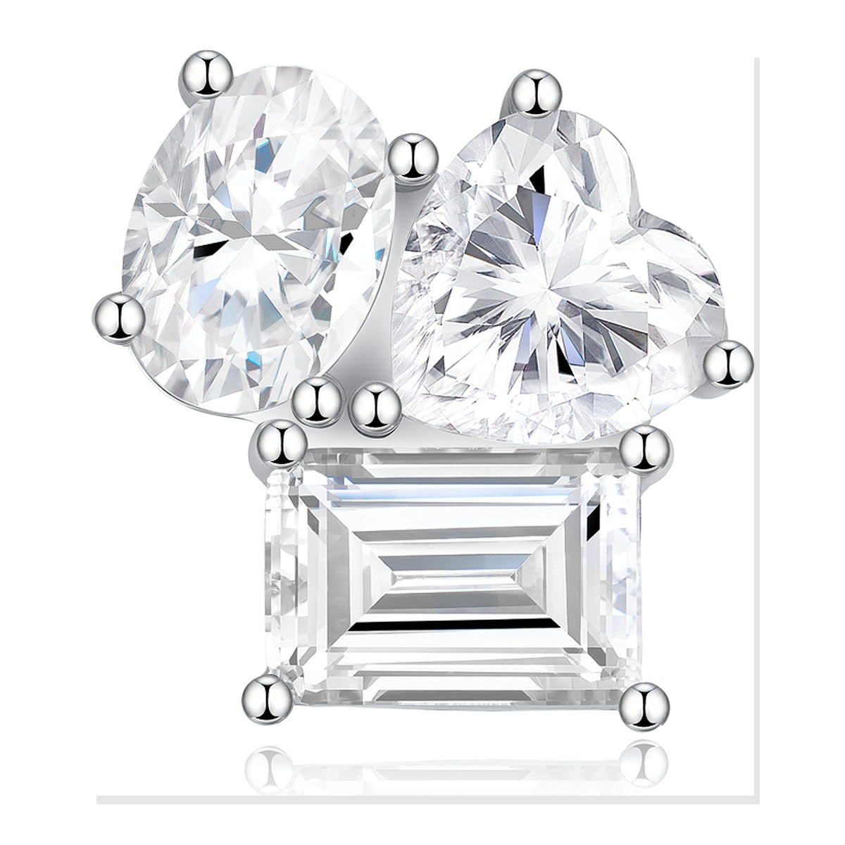 Iced Stud Earrings | Moissanite
