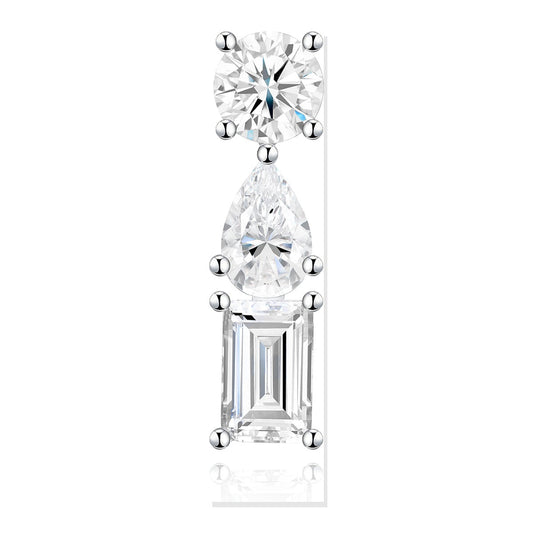 Iced Stud Earrings | Moissanite
