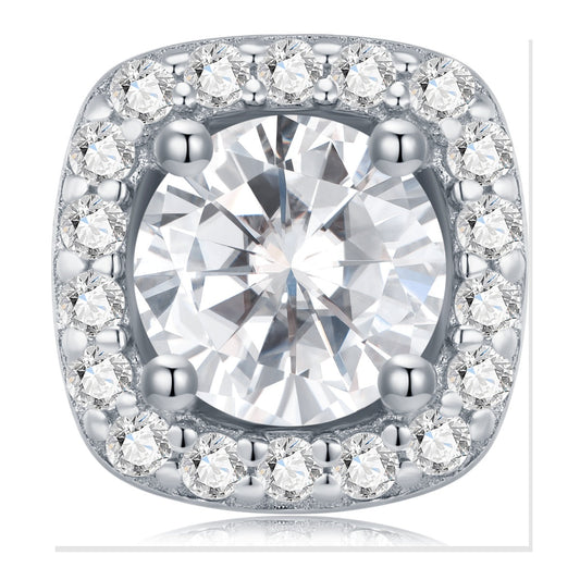 Iced Stud Earrings | Moissanite