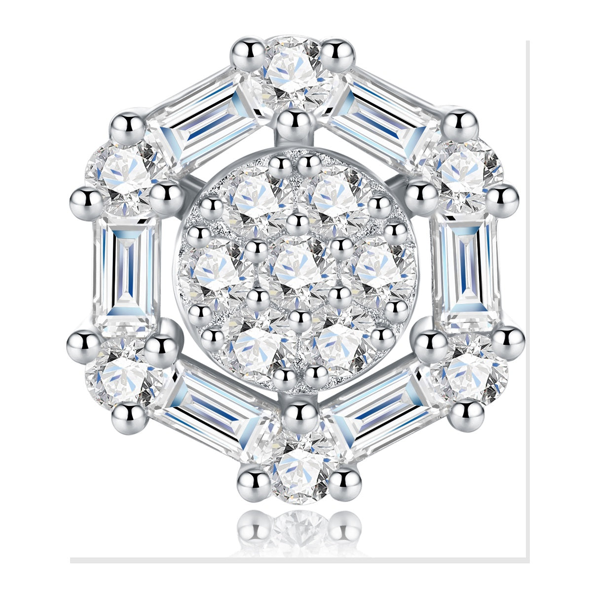 Iced Stud Earrings | Moissanite