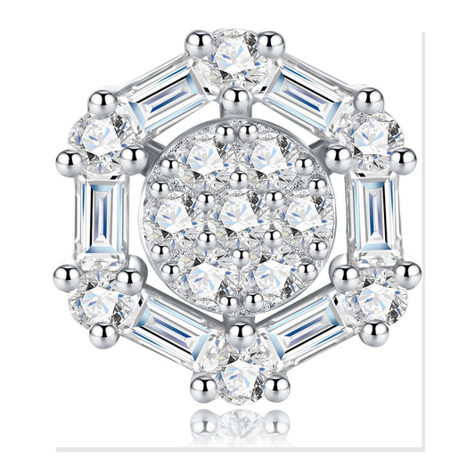 Iced Stud Earrings | Moissanite