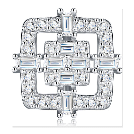 Iced Stud Earrings | Moissanite
